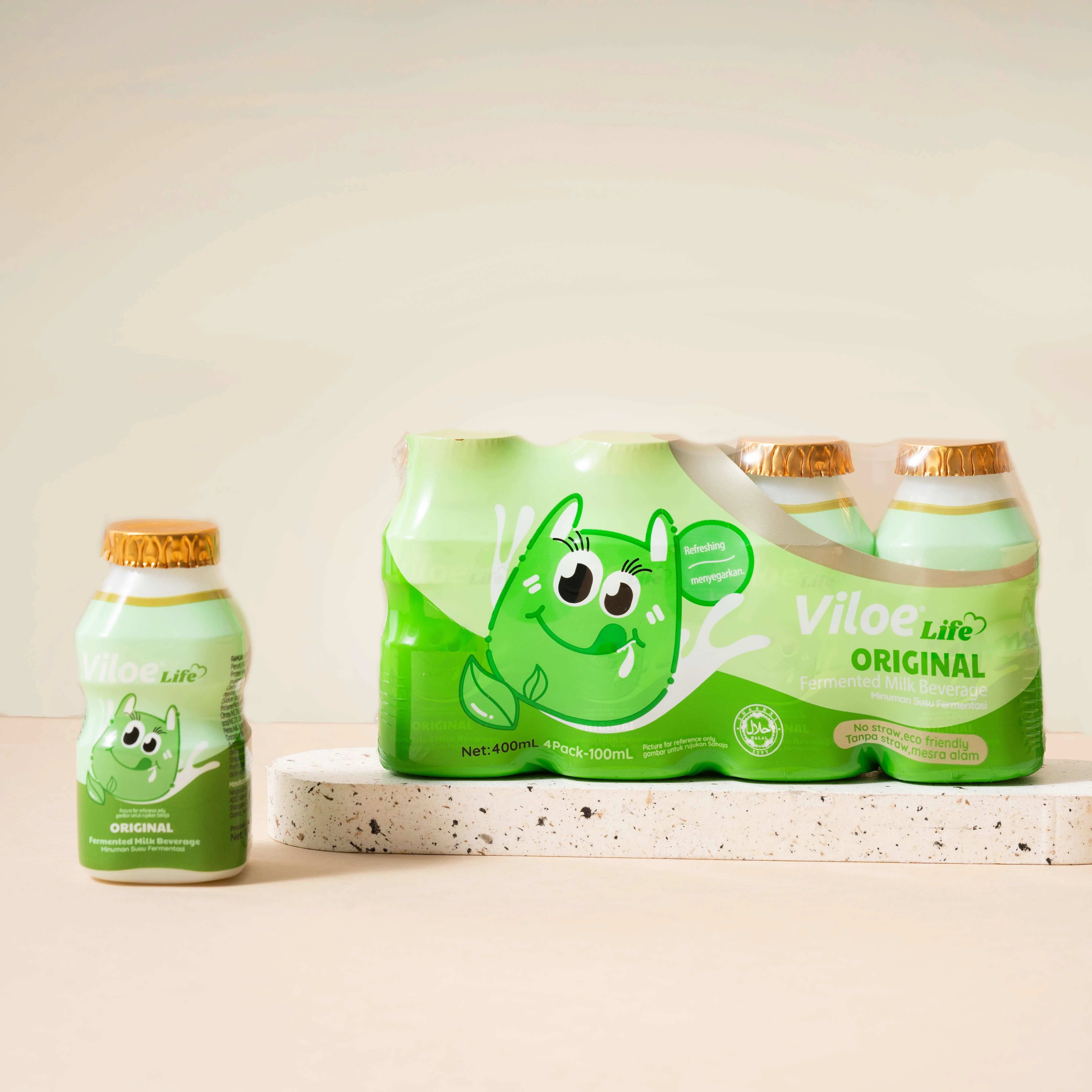 Viloe Lactobacillus Beverages Original Flavored are Rich in Probiotics that Protect Gut