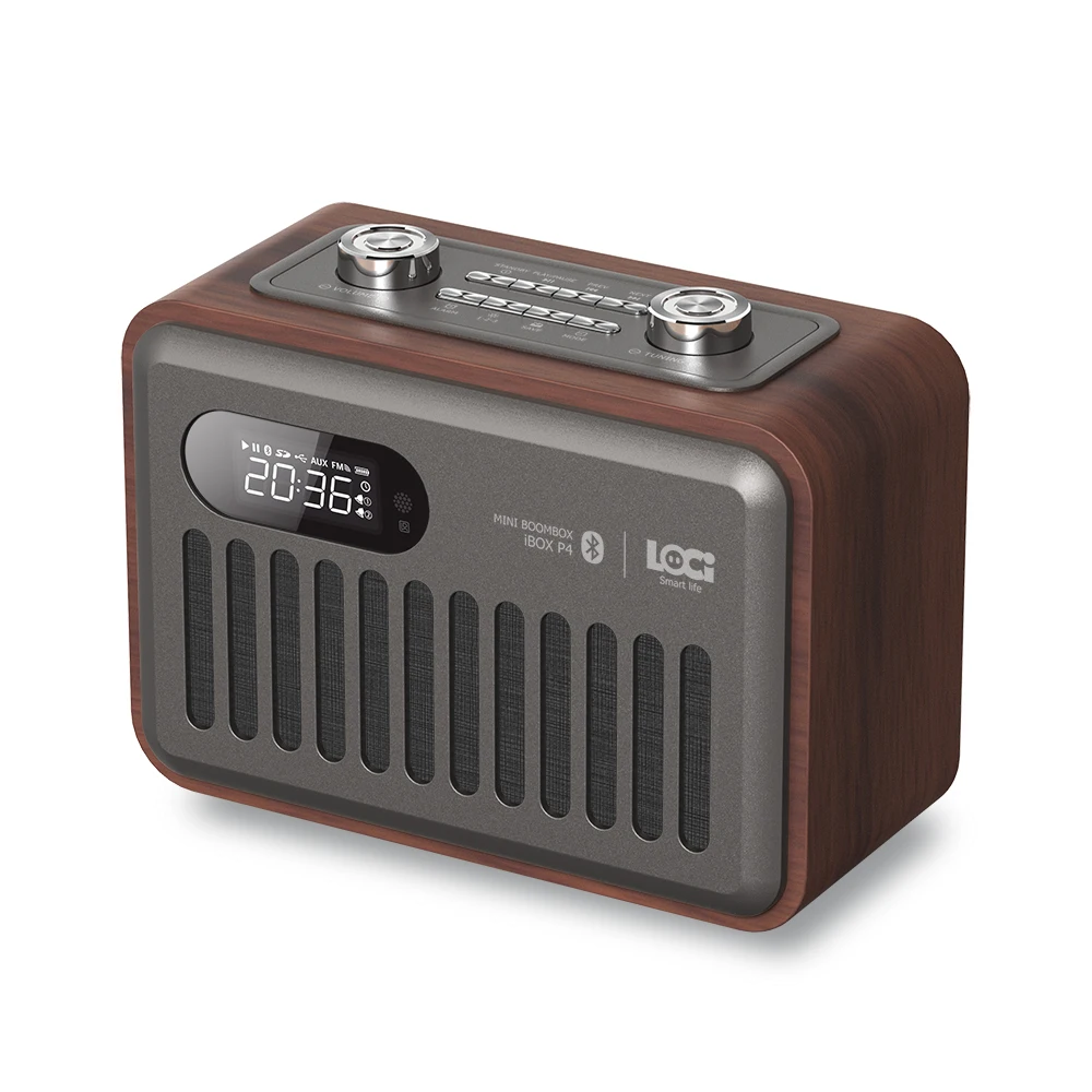 
2020 New Wooden DAB Radio with Bluetooth Digital radio DAB / DAB+ / FM 