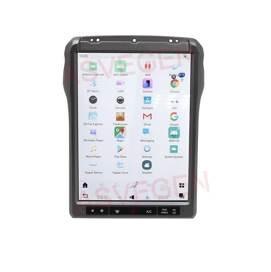 Tesla 12.1' Android 11 Qualcomm Chip Car DVD Radio Video Player For Ford F250 F350 2013-2014 With GPS Navigation Stereo