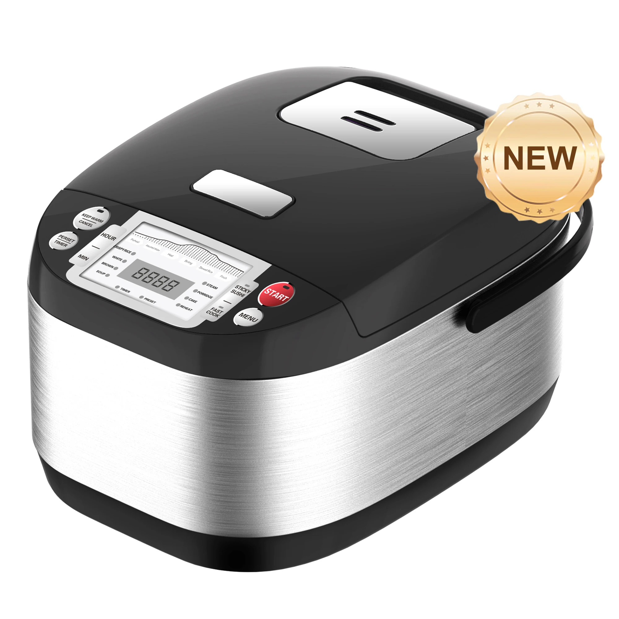 High quality wholesale factory 1.7mm Non-stick inner pot IMD Control Panel electric smart Rice Cooker 4L 5L