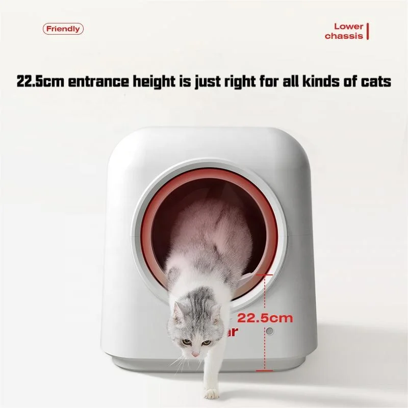 Factory Wholesale APP Control Odor Intelligent cat litter basin Innovative Structure smart Automatic Electric Cat Litter Box