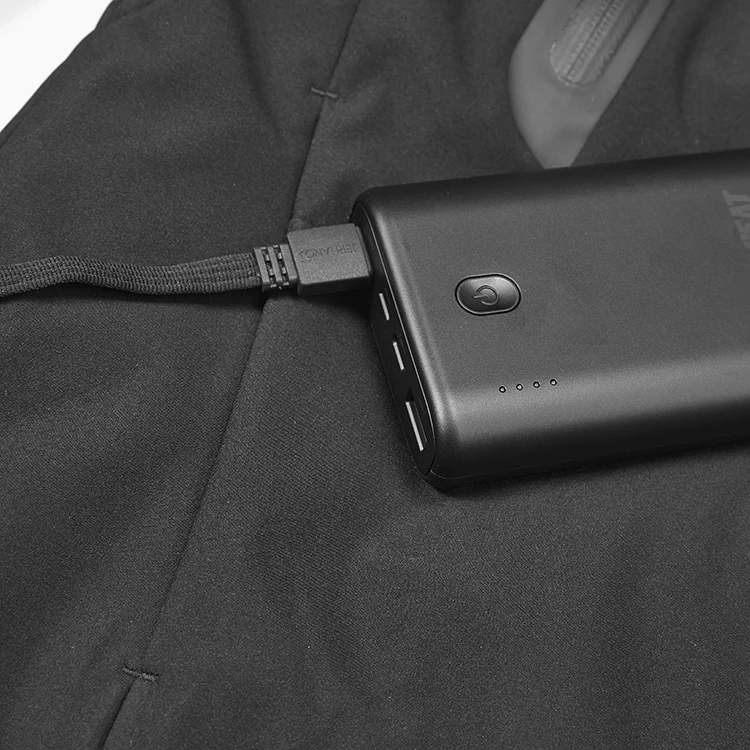 Battery Electric Heated Jackets Waterproof Keep Warm Unisex Heated Jacket