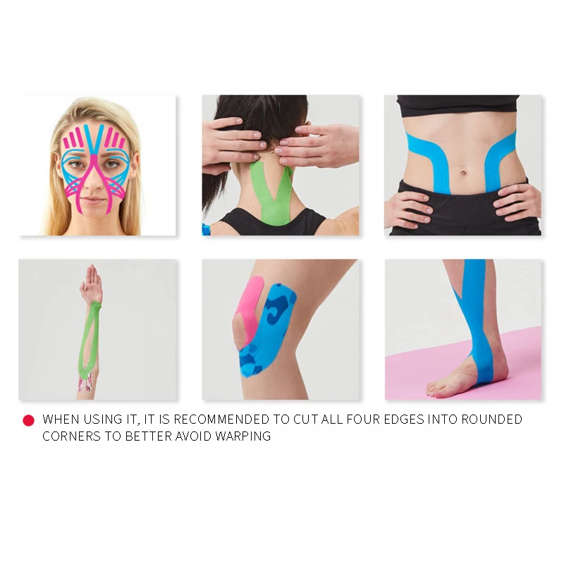 MKAS Gym Fitness Breathable Waterproof Bandage Kt Kinesiology Sport Tape Wholesale High Quality Custom Kinesiology Tape