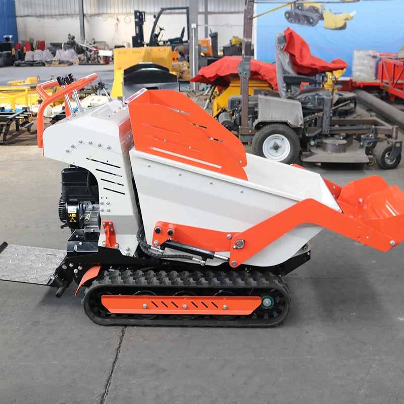 4x4 Compact Self-loading High Efficiency Max Loading Capacity 500 kg 800 kg Small Crawler Mini Dumper