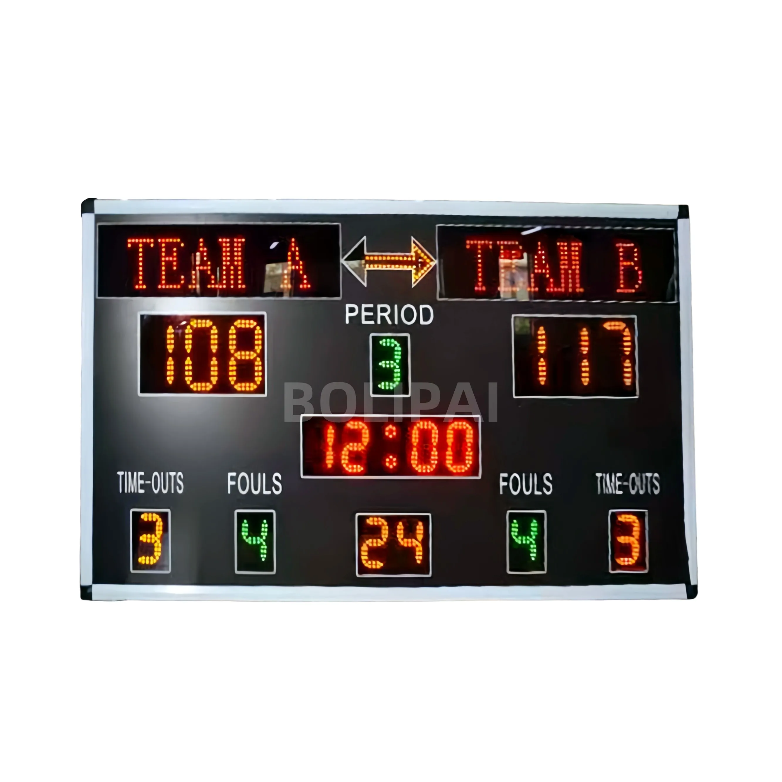 Electronic Basketball Scoreboard Remote Digital Scoreboard High-Bright Score Board for Sports Games