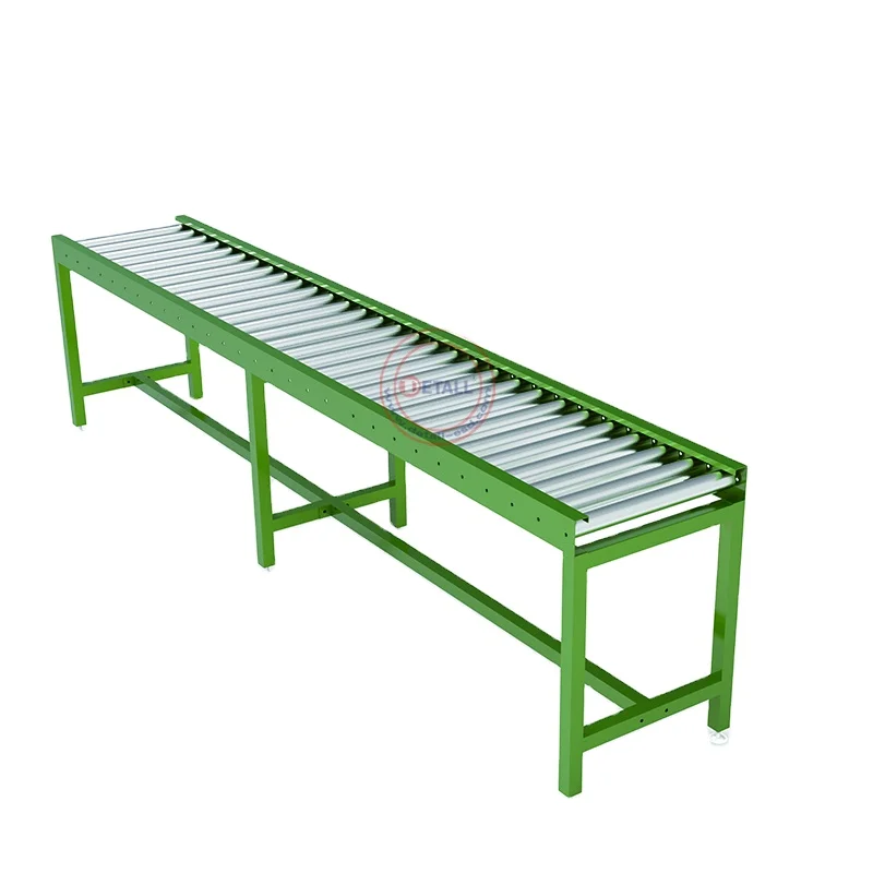 Detall roller benches work bench conveyor belt roller assembly line