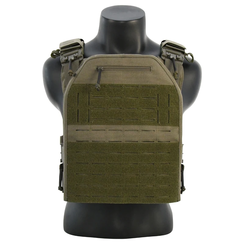 GAF Hot Selling Outdoor 1000D Nylon Ranger Green Tactical Plate Carrier Chaleco Tactico with Quick Relaese Buckle