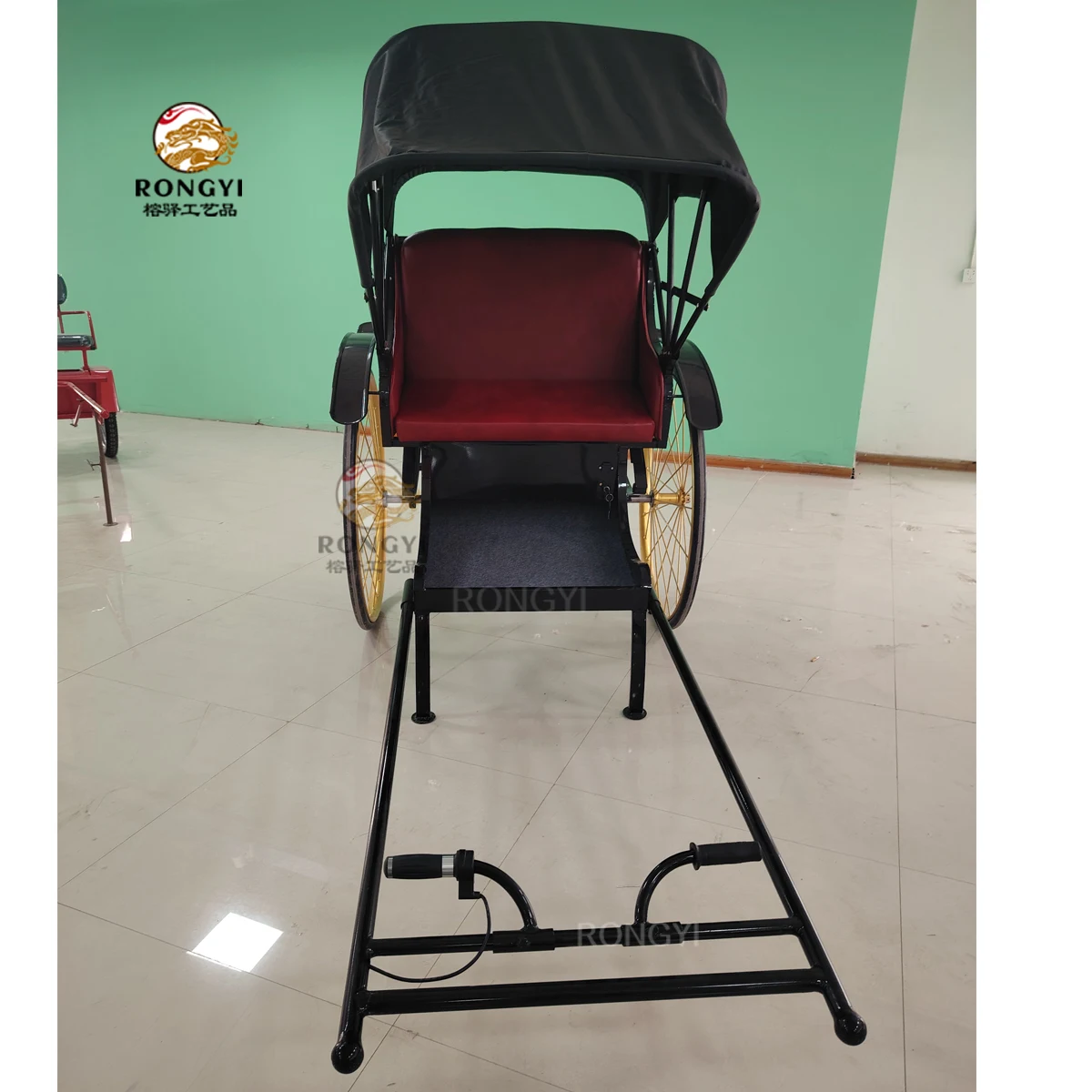 old shanghai new type large comfortable wedding  taxi/Classic bicycle rickshaw/Quality Strong comfortable rickshaw with sunshade