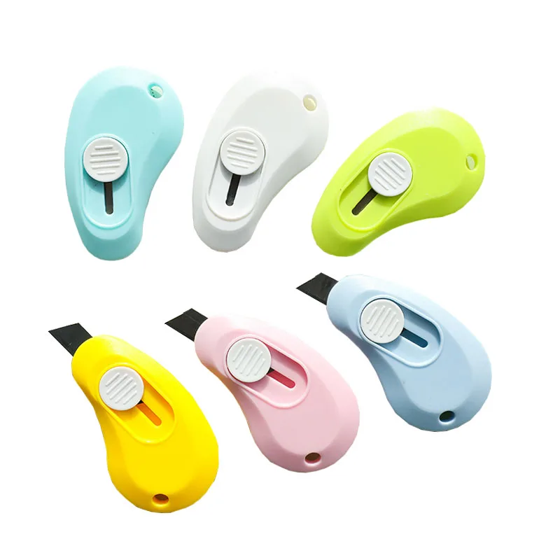 Hot Sale Student Simple Cloud Utility Knife Express Unpacking Knife Retractable Portable Mini Blade Cute Cutter Knife