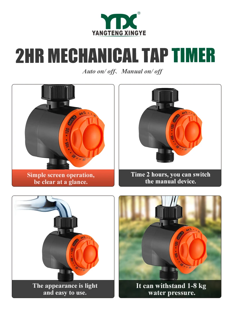 Automatic Watering Timing Irrigation Irrigation System Home Gardening 2-hour Tap Timer Garden Water Timers garden Water Timer