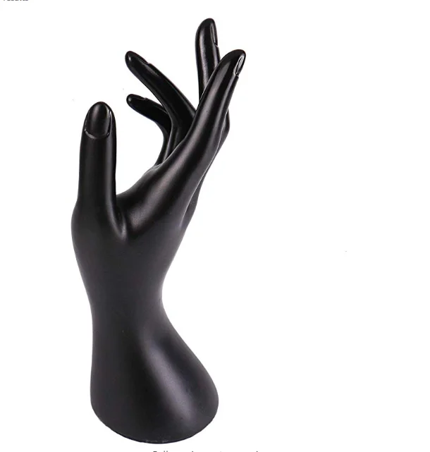 Female Mannequin Hand Heave Duty Jewelry Display Holder Bracelet Necklace Ring Stand Black  White