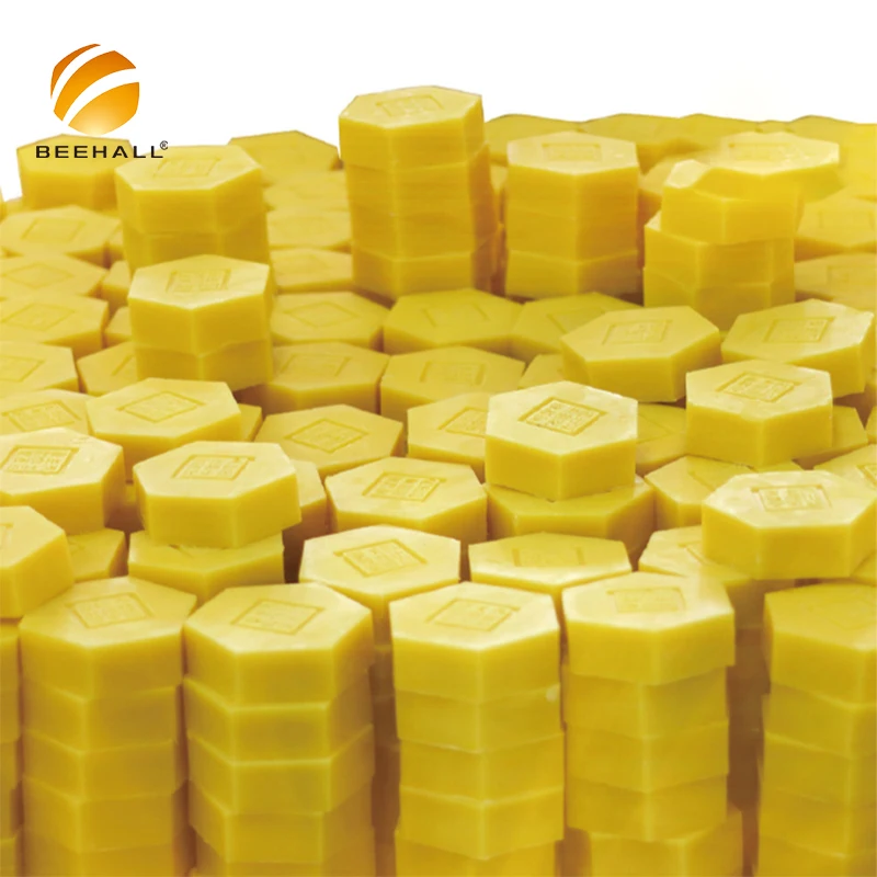 BEEHALL Beeswax Supplier Wax Bee 100 Natural Beeswax Block Honey Beeswax Slab For Sale