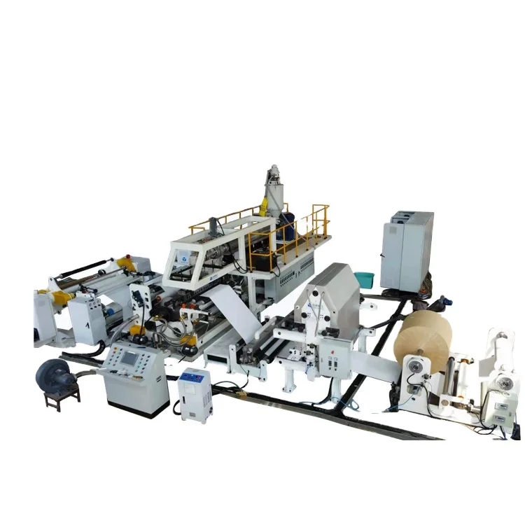 Sumino Machinery Biodegradable Resin PBAT PLA extrusion coating lamination compound machine