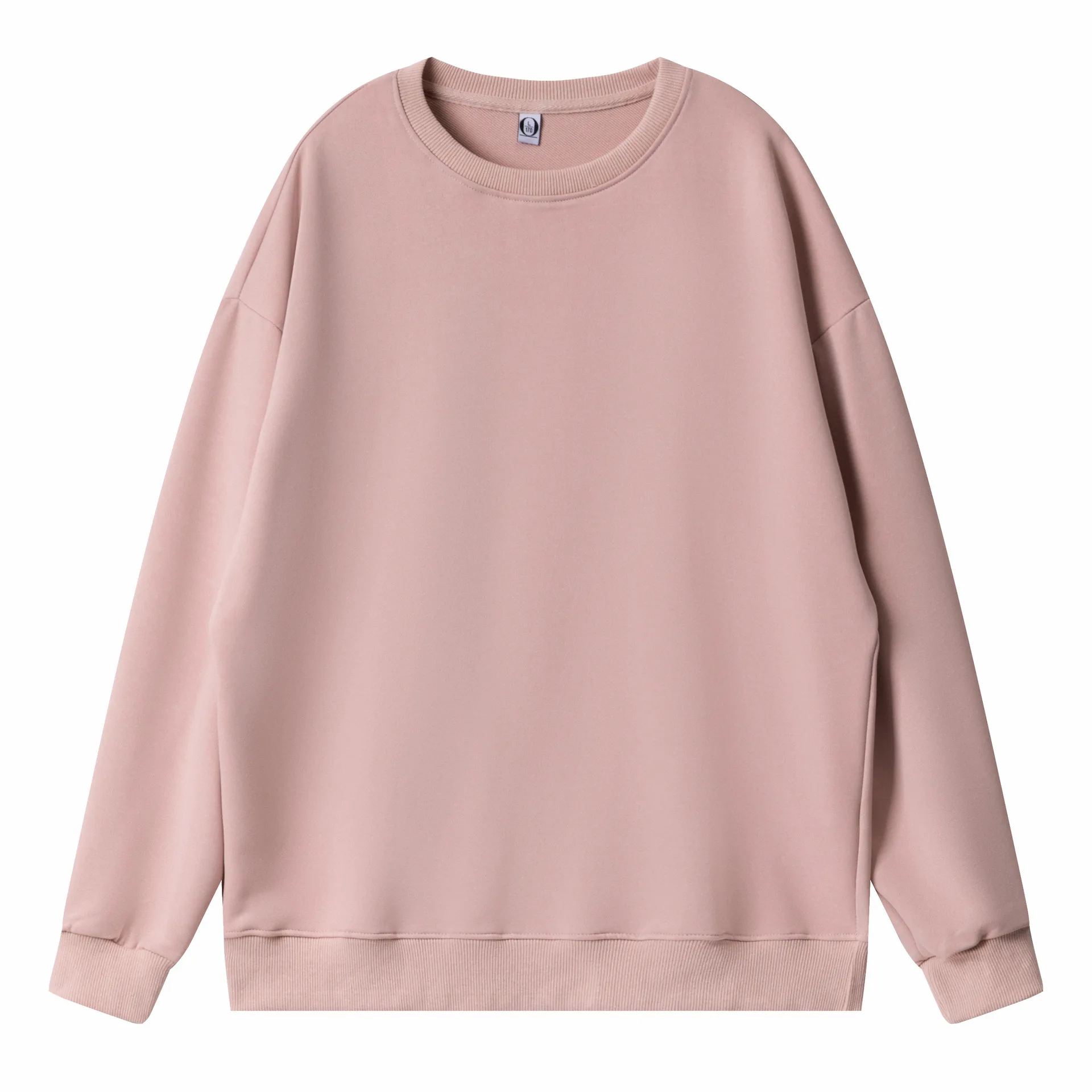 260Gsm 100% Polyester Long Sleeve T Shirts Wholesale Cheap Sweatshirt Drop Shoulder Blank Sweatshirts Wholesale