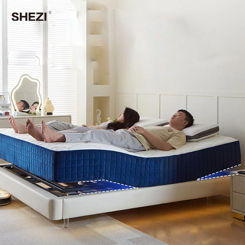SHEZI Imported Multi-Function Smart Electric Mattress Elderly Pregnant Women Remote Control Upholstered Assistance Bed Bedroom