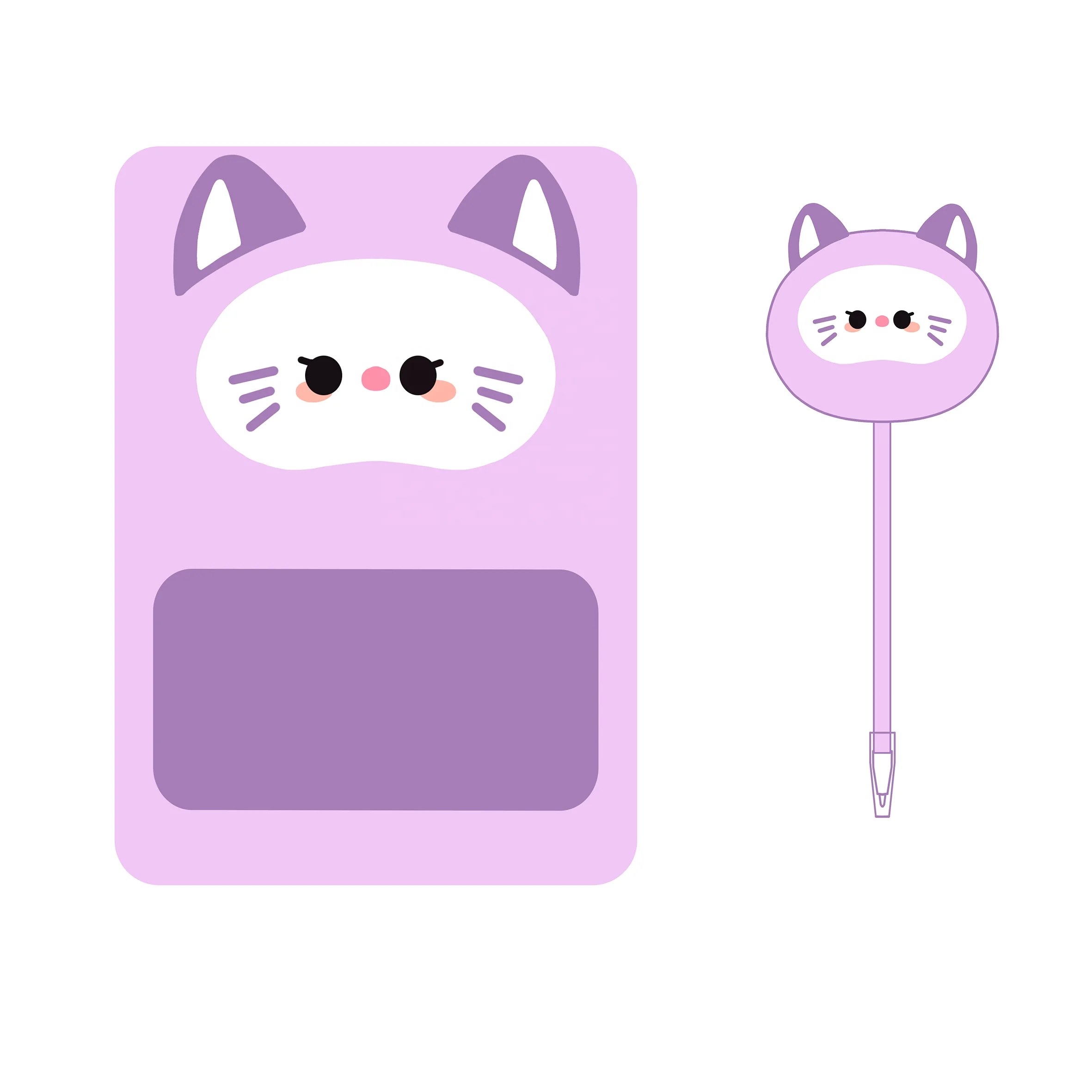 Custom Master Dog Puppy Plush Decor Notebook Stationery Set Perfect Birthday Gift Kids Diary