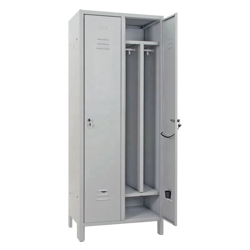 Luoyang Factory Hot Sale Cheap 2 Door Gym Lockers Powder Coated Steel Storage Clothes Metal Lockers