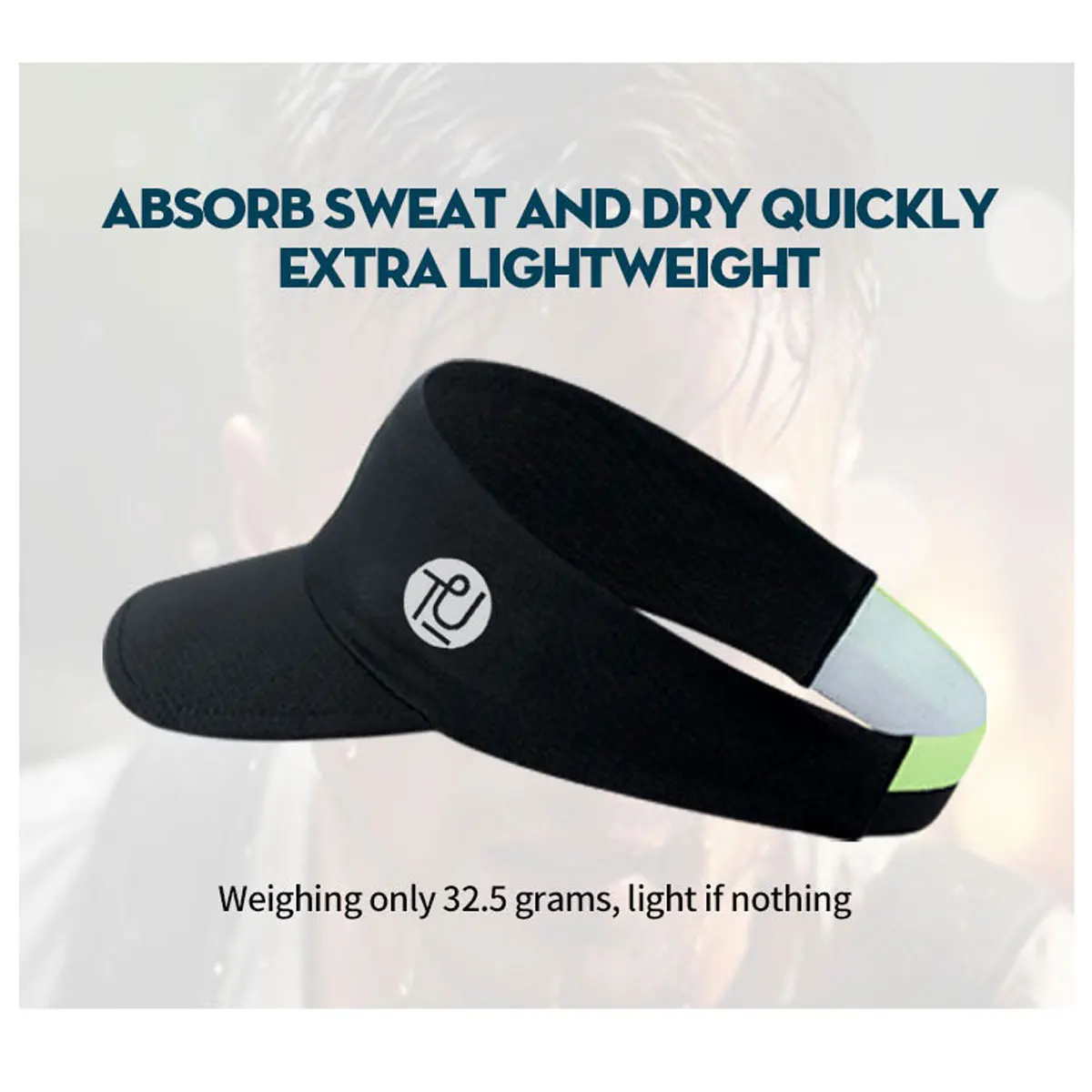 TU Private Label Workout Summer Athletic Yoga Headband Mesh Men Fishing Tie Dye Sun Visor Hat For Sport Cap Luxury Unisex Ladies