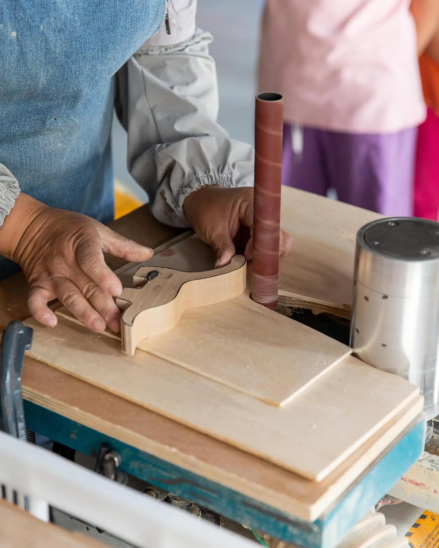 Waldorf Grimms Hand paint Rainbow Stacker Building Stacking Blocks Baby Montessori Wooden Toys Set Educational Besting for Kids