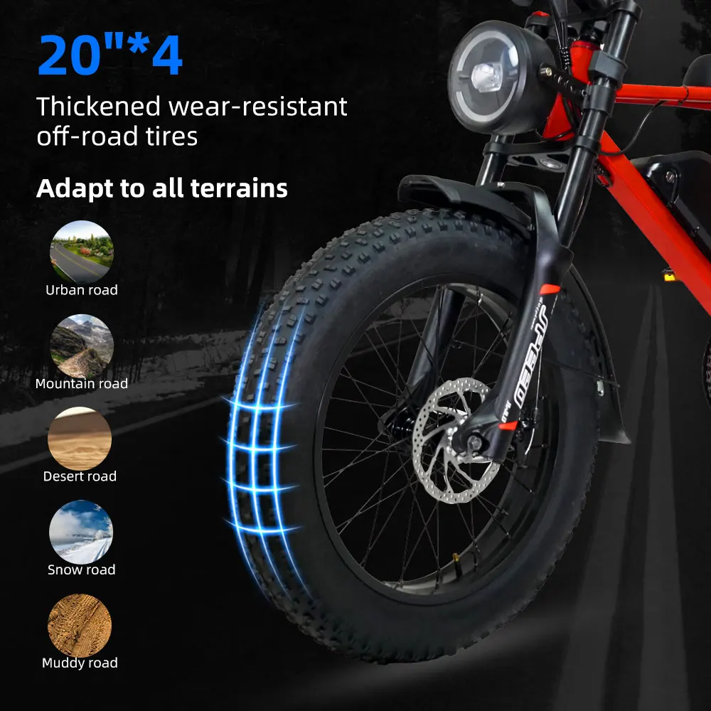 Hot Selling U.S. Warehouse Stock Long Distance Electric Bike Wholesale Adult Comfortable Riding Bike High Power Electric Bicycle