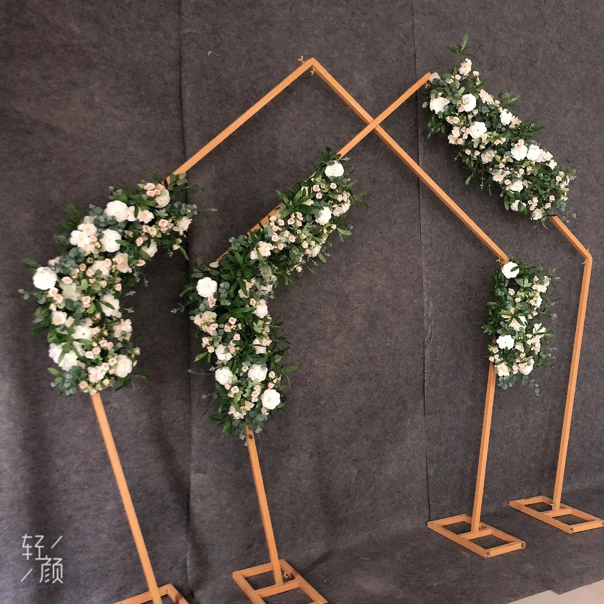 Stand Floral Artificial Ceremony Large Wooden Balloon Decoration Arrangement Flower Arch Backdrop For Sale For Wedding Events