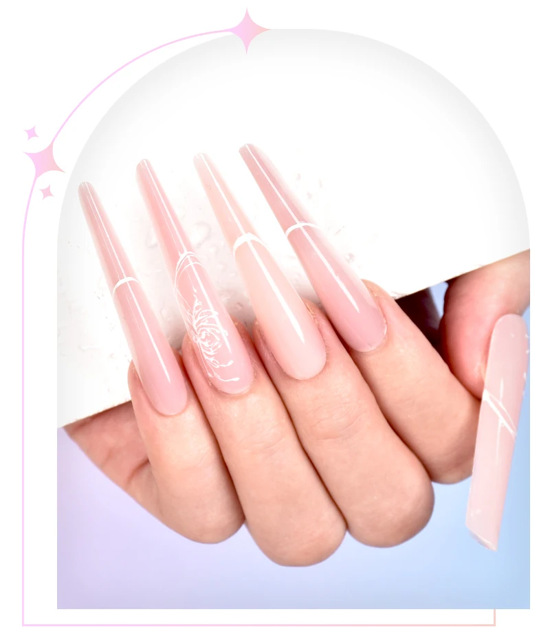 Deroi Upgrade Nude Poly Gel New Formula poly Extension nail gel builder Hema Free TPO Free Acrylic Poly Gel for Nail Extension