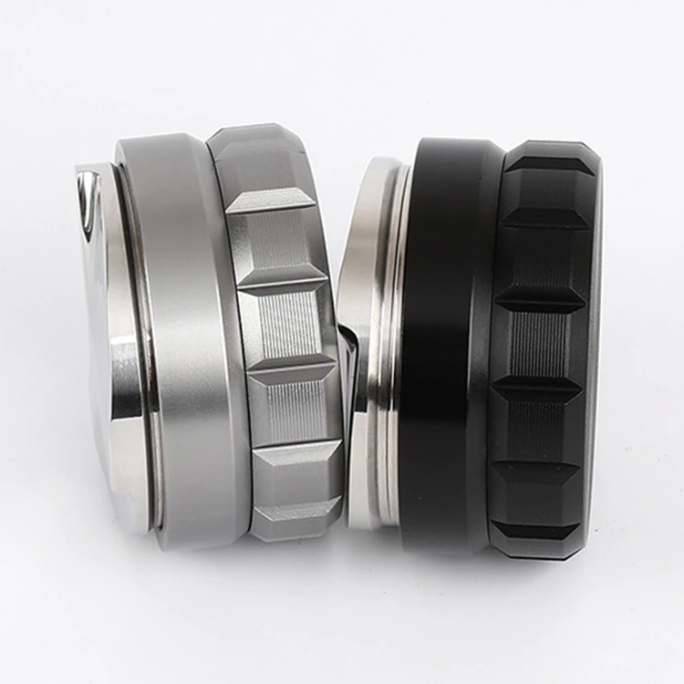 PURPLESEVEN 51mm 53mm 58mm Stainless Steel Adjustable Depth Espresso Coffee Distributor Tamper Leveler Distributors for Coffee