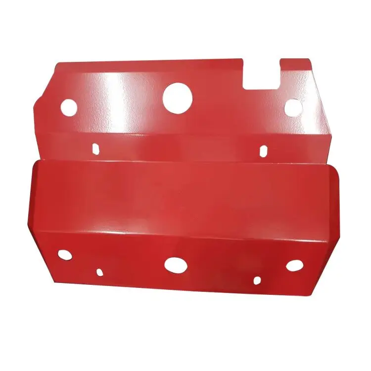 Red Front Champ Engine Skid Plate For Hilux Vigo