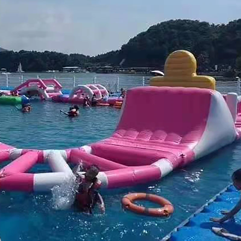 Modular plastic floating dock floating platform yacht marina jet ski berth dock