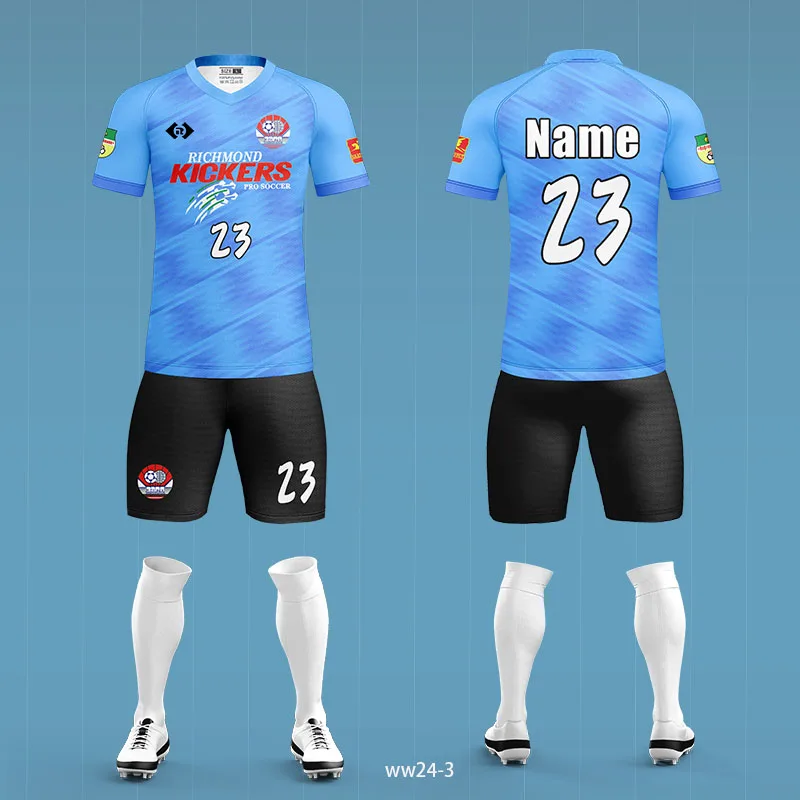 2024-2025 Custom Retro Football & Soccer Jersey  for Adults Sets Breathable Mesh with Automated Cutting OEM Service Available