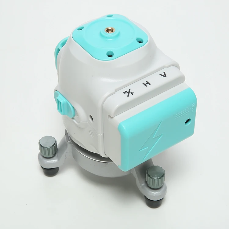 2 cone green beam laser level self-leveling two plane lasers floor tiling laser with lithium batteries