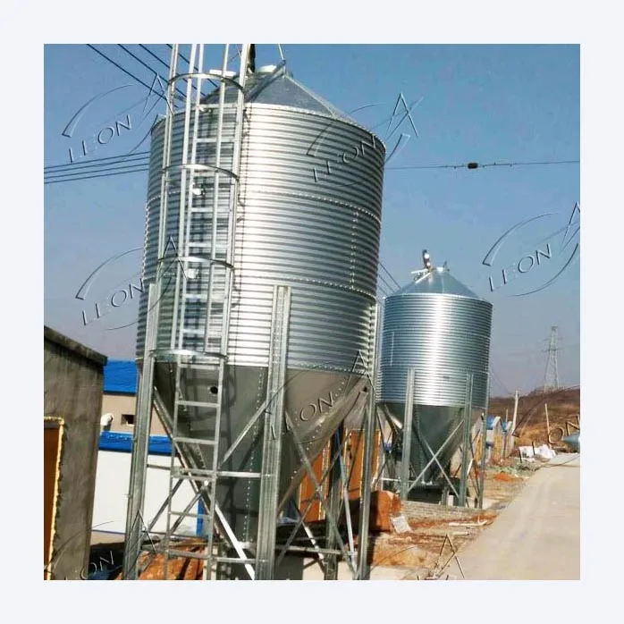 New Condition Steel Feed Silo for Poultry Livestock Farm Grain Storage Silos with Core Motor Component for Piglet