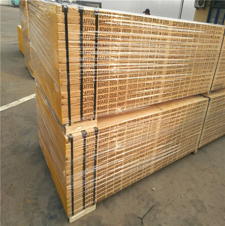 LVL Structural LVL Timber Beams Scaffold Plank Boards Wood Lumber for Construction