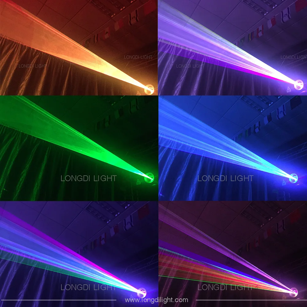 2000mw ILDA RGB laser light animation 2w laser party stage show laser projector