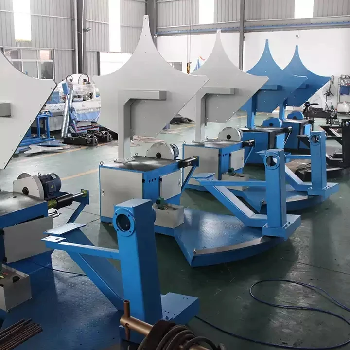 Round Spiral Helix Making Galvanized Spiro Tubeformer Machine