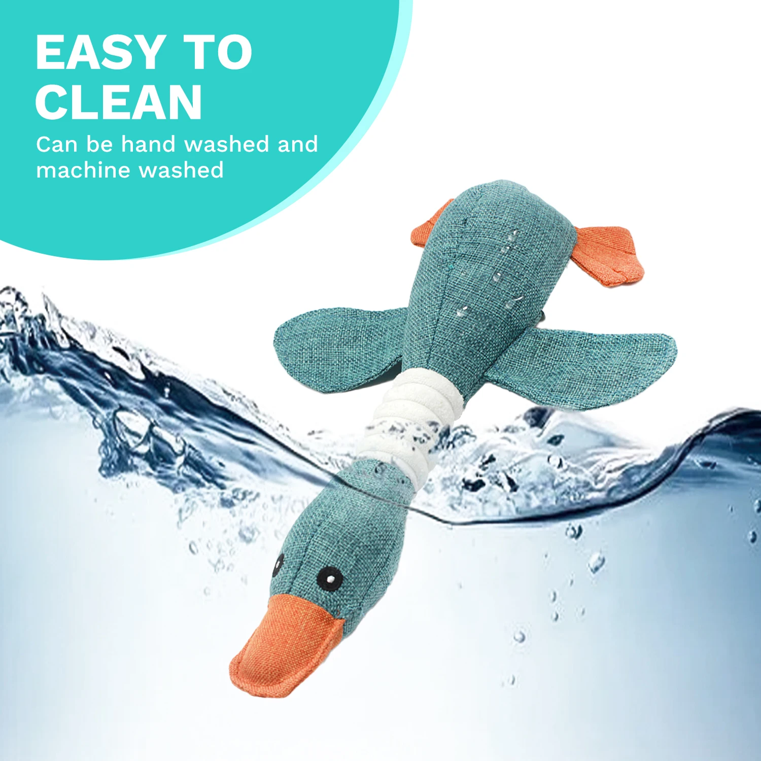 CE/BSCI Wild Goose Oxford Fabric Plush Interactive Dog Pet Toy