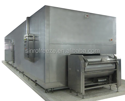 Туннельная морозильная камера IQF/замораживание блоков