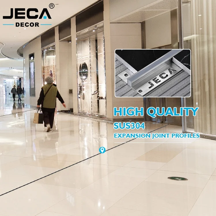 JECA Professional Manufacture Expansion Joint Ceramic Corner Border Trim Building Movement Expansion Joint