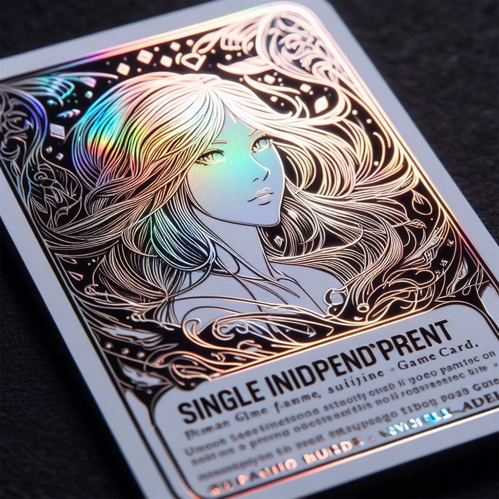 Supplier Custom Holographic Foil Holographic Printing Trading Game Cards