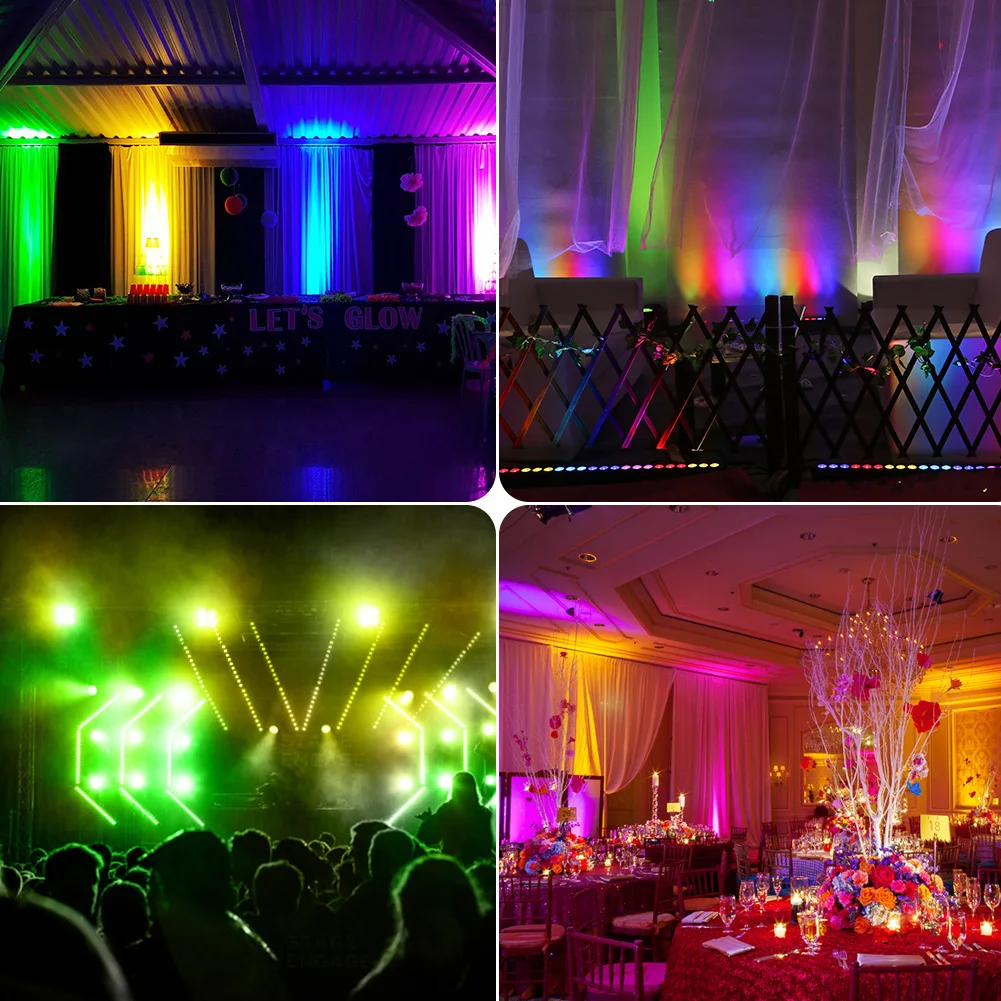 OPPSK 24x4W RGBA 4in1 Indoor DJ Linear Light Bar DMX control LED Wall Washer for Facade Weddings Event Concert Stage Lighting
