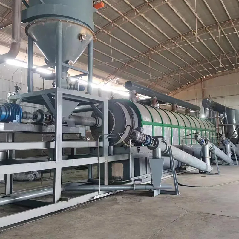 continuous scrap plastic 20 ton pyrolysis machine rubber oil recycle plant