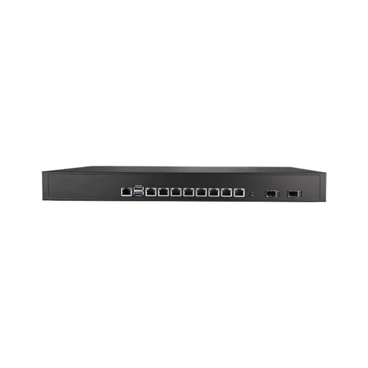 1U Rackmount hardware firewall 8 lans with 2*10GSFP VPN Network Security 8 x211AT 1U pfsense firewall router