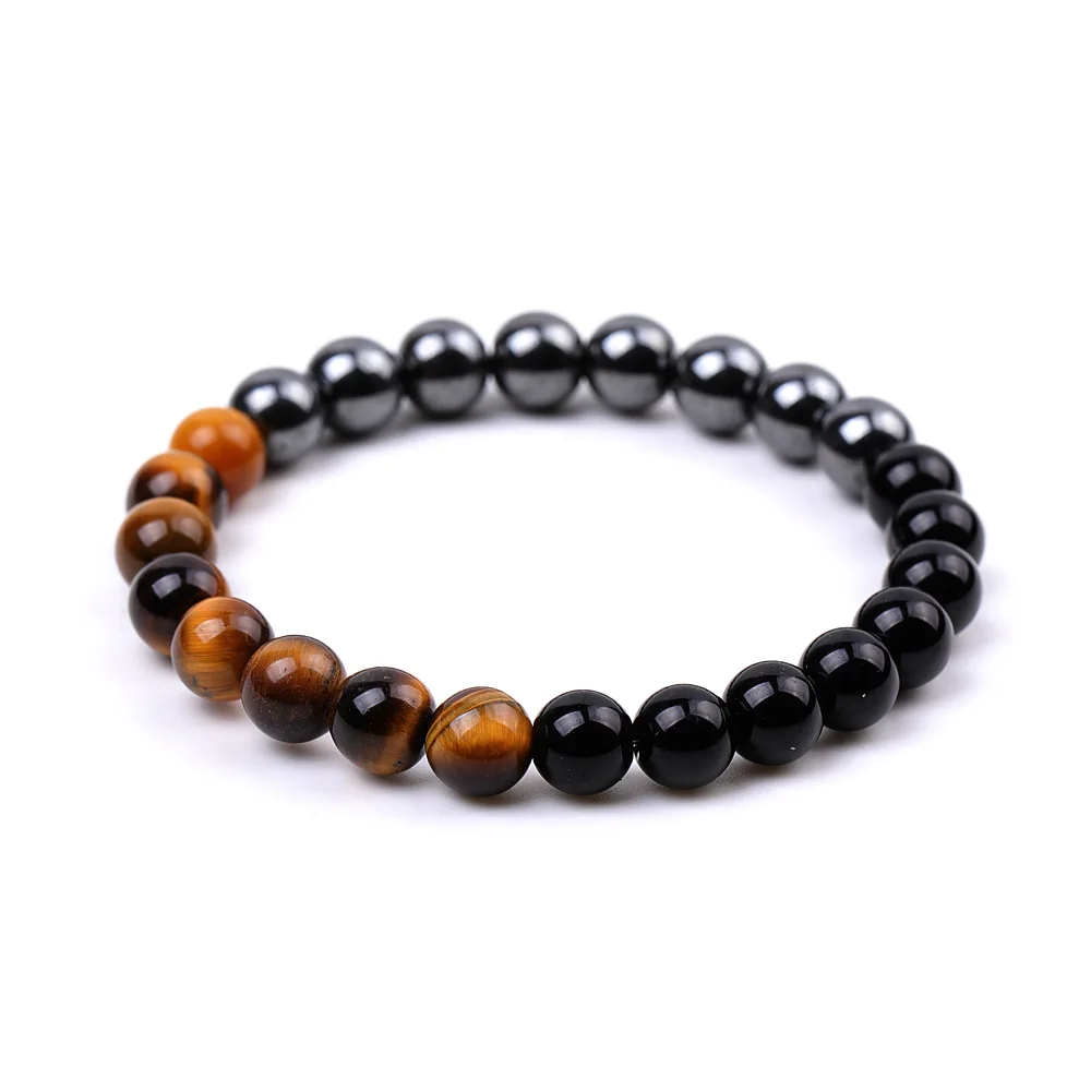 HP stone bracelet natural black magnet tiger eye bracelet natural stone fashion mix natural healing stone bracelet