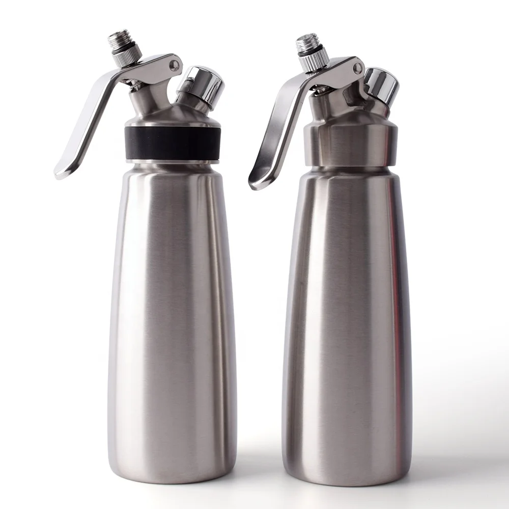 Hot Selling Whipped Cream Gun Dispensing Machine 500 ml Stainless Steel Whip Cream Dispenser