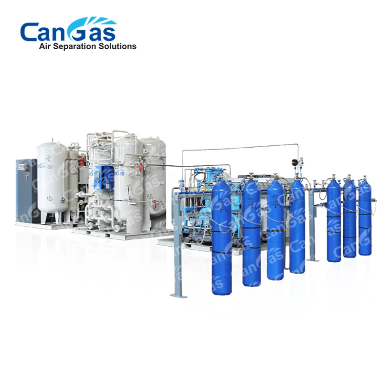 Medical Oxygene Production Plant with Oxygen Cylinder Refilling Systems
