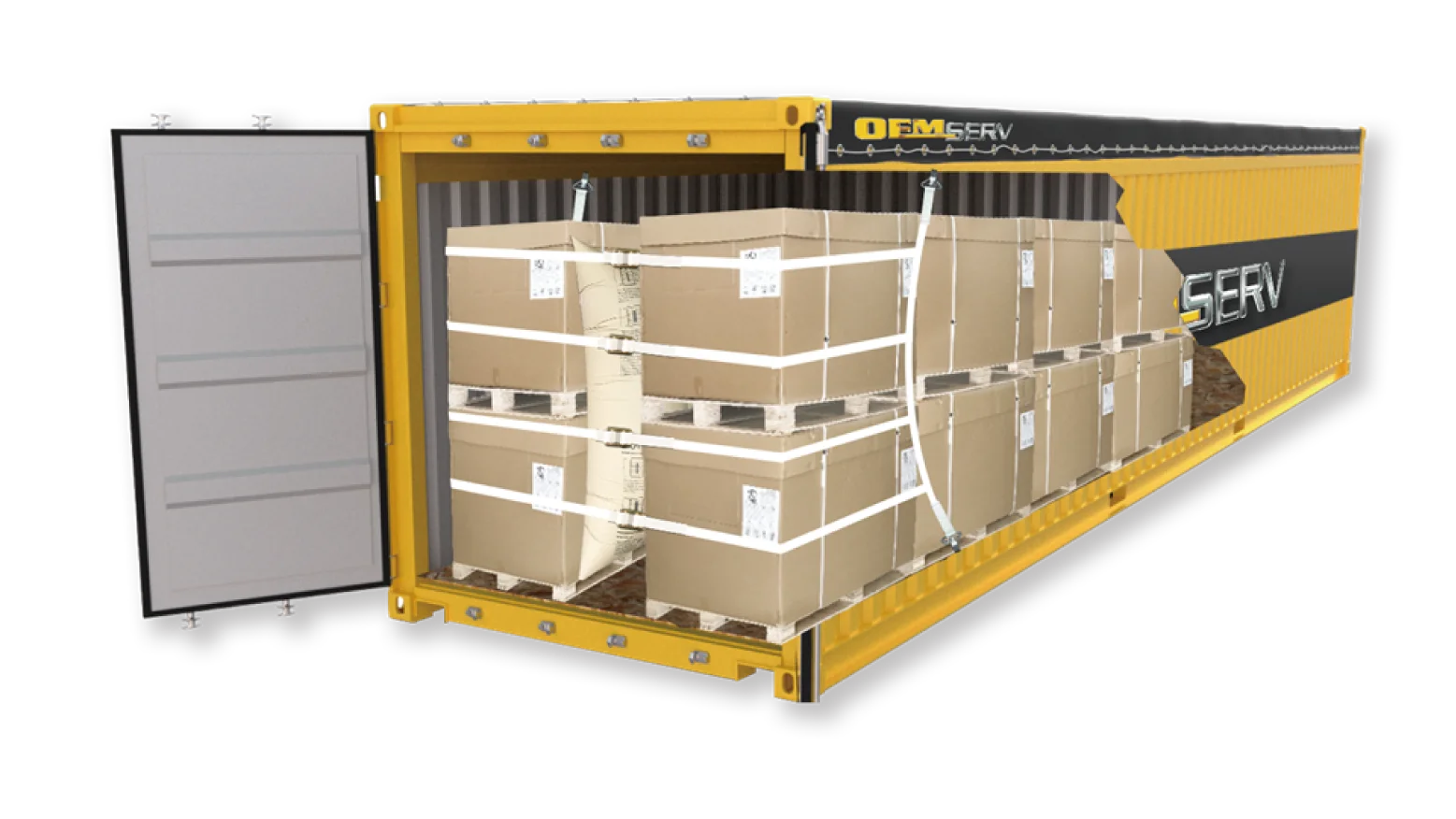 Used truck trailer strap ratchet tie 4 pk cargo pallet lashing belt