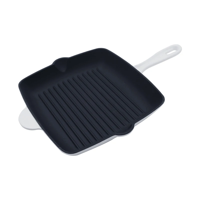 Heavy Duty Non Toxic Griddle Pan Pre-Seasoned Cast Iron Cookware Enameled Cast Iron Grill Skillet Pan