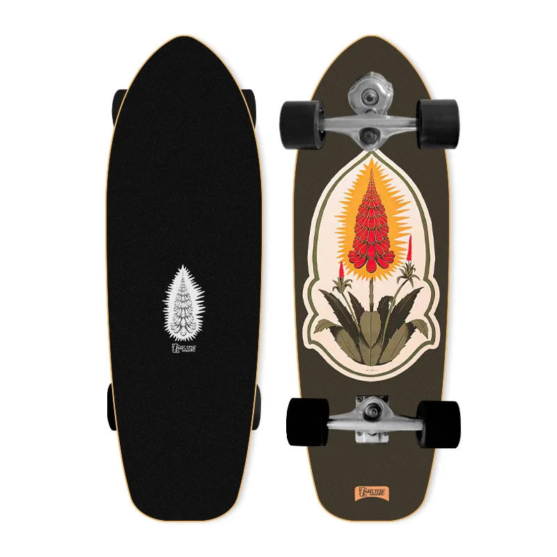 Skateboards S6 Spring Bridge Four Wheel Land Surfboard Skateboard 29 Inch