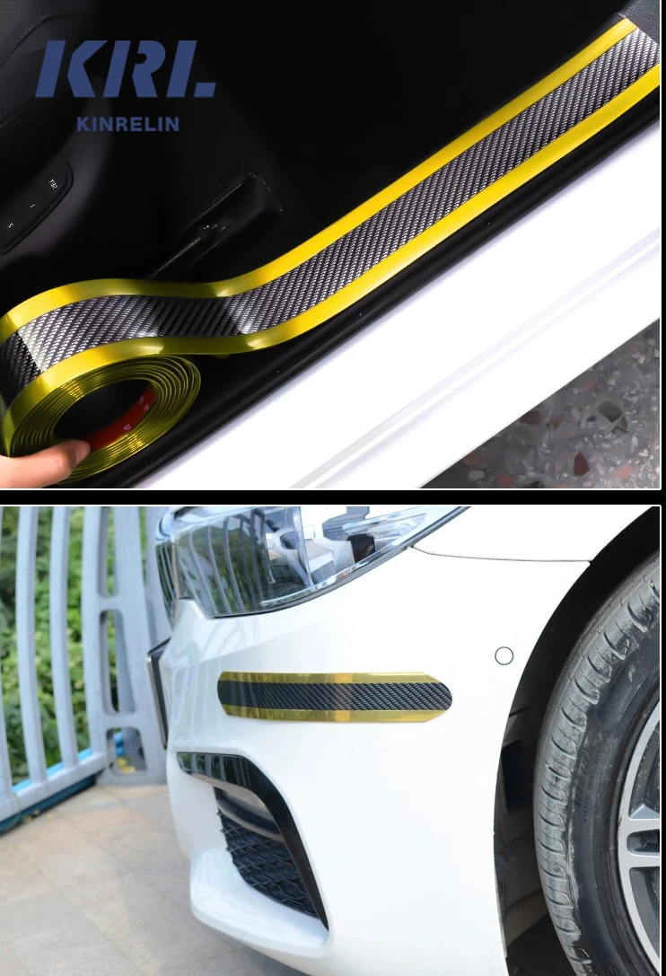 5cm 7cm Universal Self Adhesive Chrome Car Door Scuff Sill Plates Protector