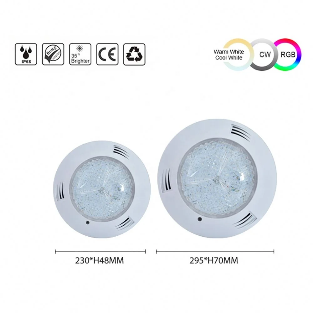 Pool Light Colorful Underwater Lighting Pond Aquarium Submersible Lamp Rgb Ip68 Waterproof Abs Led Pool Light